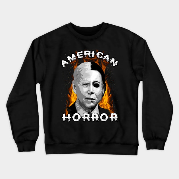 American Horror Biden Myers Halloween Crewneck Sweatshirt by Ireland